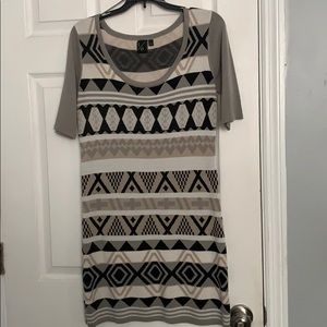 Aztec knitted Tunic